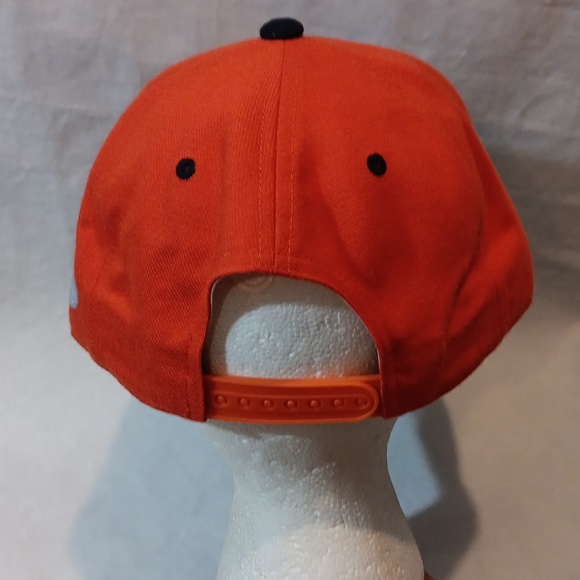 Nantucket Island Orange Snapback Cap Hat - Picture 5 of 7